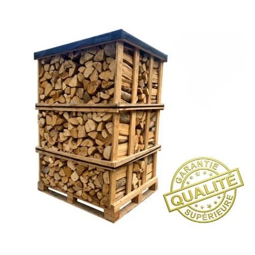 Palette Brennholz 25 cm – 3,3 Raummeter – sofort gebrauchsfertig H1 G1 — Produktbild aus dem Sortiment Brennholz